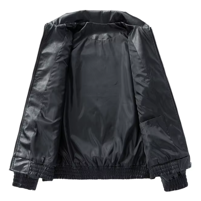 Wholesale 2 Pcs of Mens Autumn Pilot Motorcycle Loose Leather Jacket