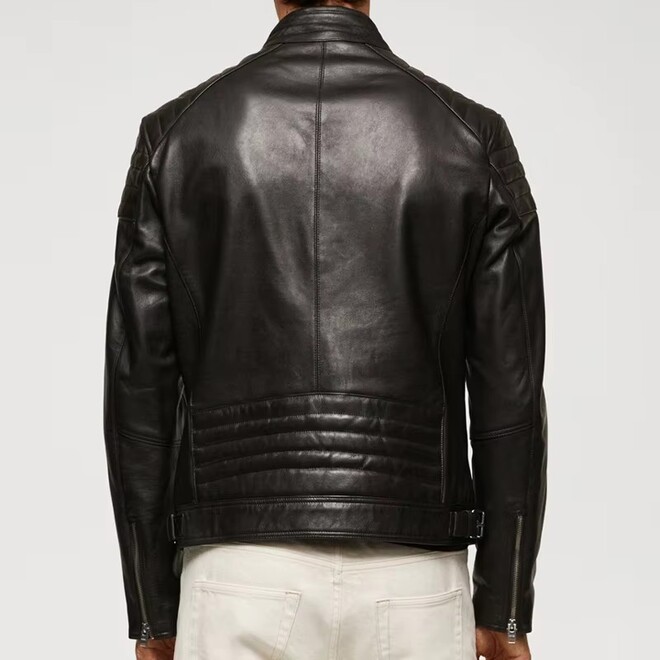 Mens High Quality Street Wear Leather Jacket