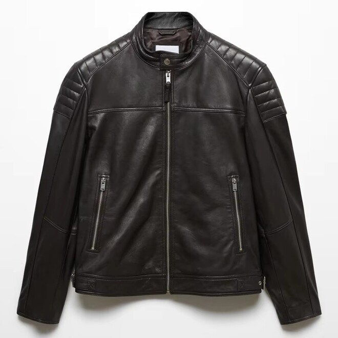 Mens High Quality Street Wear Leather Jacket