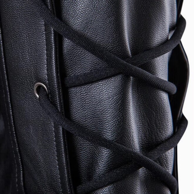 Breathable Mens Sheepskin Leather Jacket for Autumn