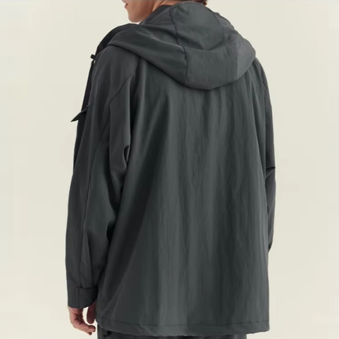 Loose Casual Hooded Versatile Windproof and Waterproof Jacket