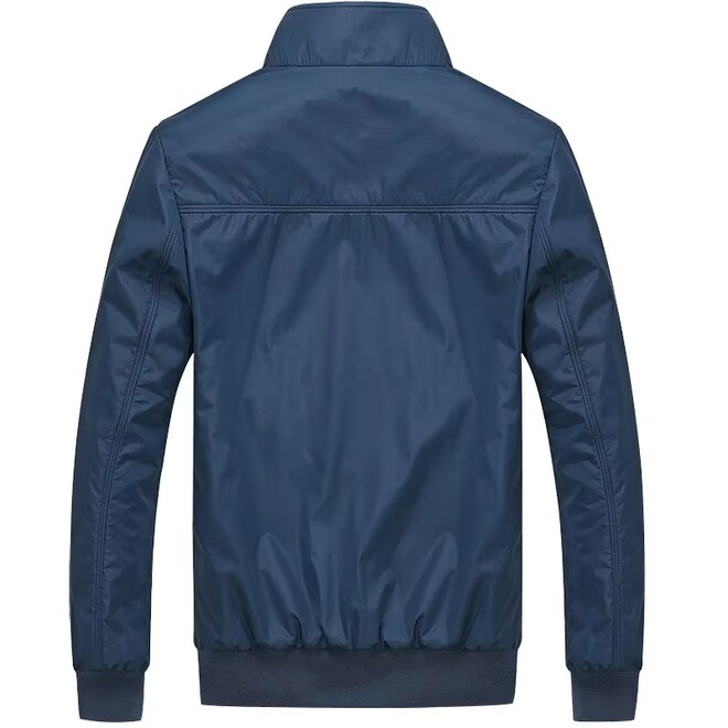 Autumn Mens Stand Collar Casual Zipper Jackets