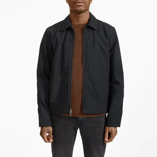 High Quality Mens Filled Cotton Zipper Jacket