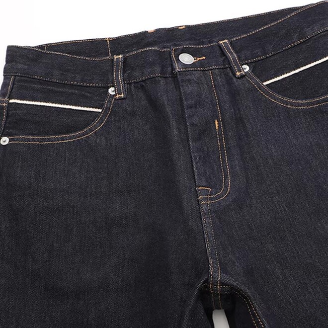 Basic Simple Washed Straight Loose Casual Mens Jeans