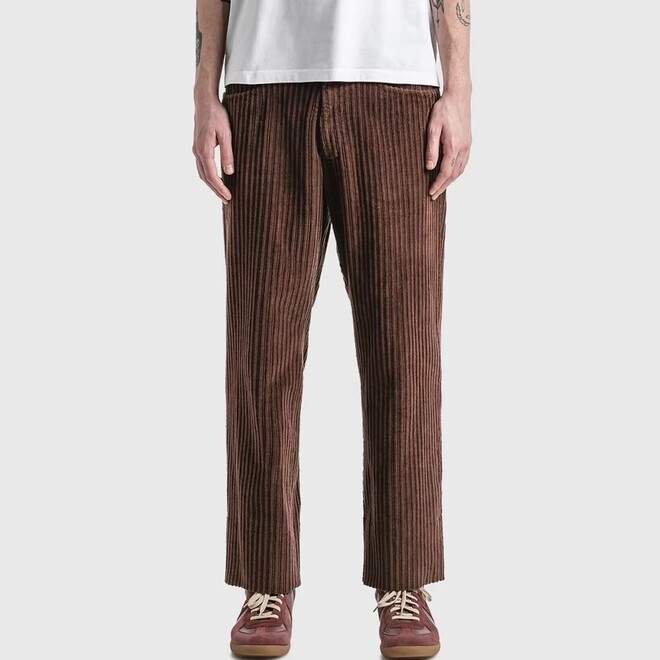 Men Casual Vintage Organic Cotton Corduroy Trousers