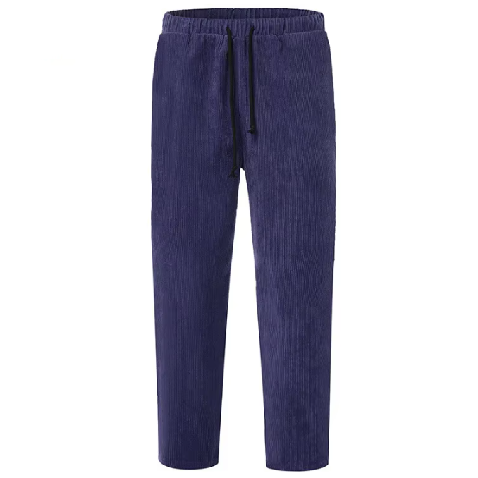Wholesale 3 Prs of Mens Casual Straight Nine Point Corduroy Pants