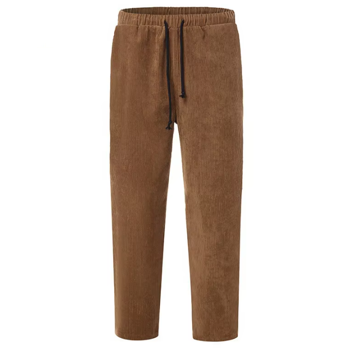 Wholesale 3 Prs of Mens Casual Straight Nine Point Corduroy Pants