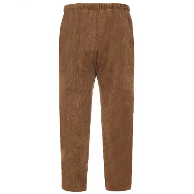 Wholesale 3 Prs of Mens Casual Straight Nine Point Corduroy Pants