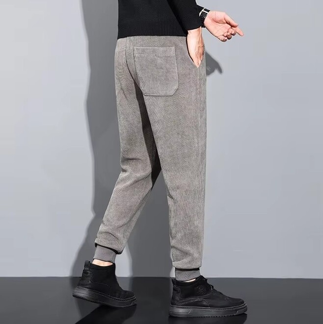 Autumn High Quality Korean Casual Fashionable Corduroy Pants