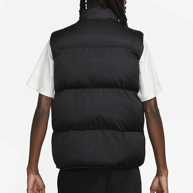 Stand Collar Zipper Pocket Quilted Down Puffer Mens Vest