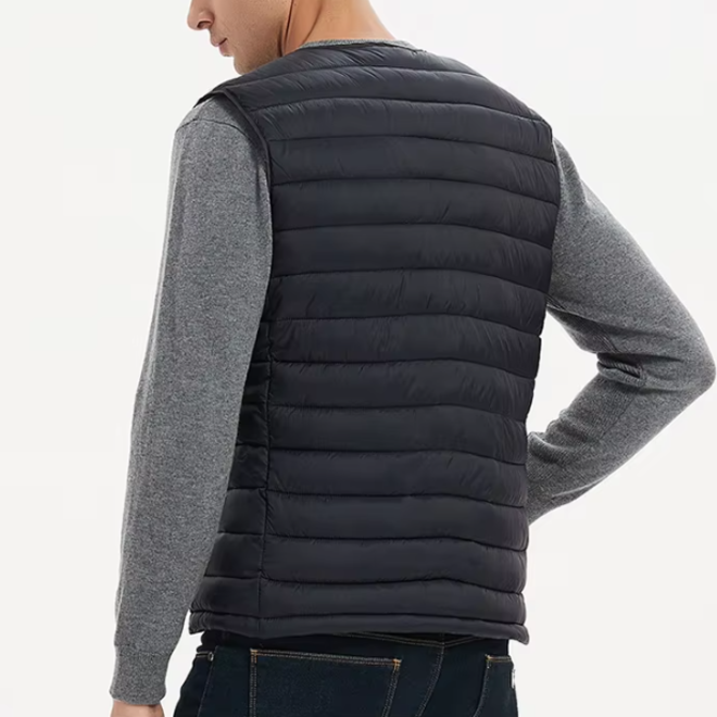 Lightweight Warm Button Mens Puffer Down Vest