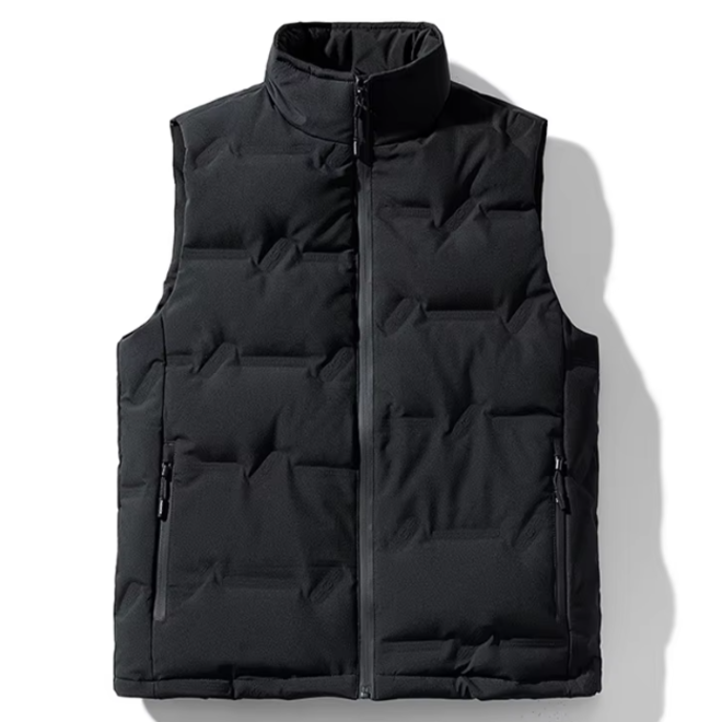 Wholesale 3 Pcs of High End Stand up Collar Down Vest