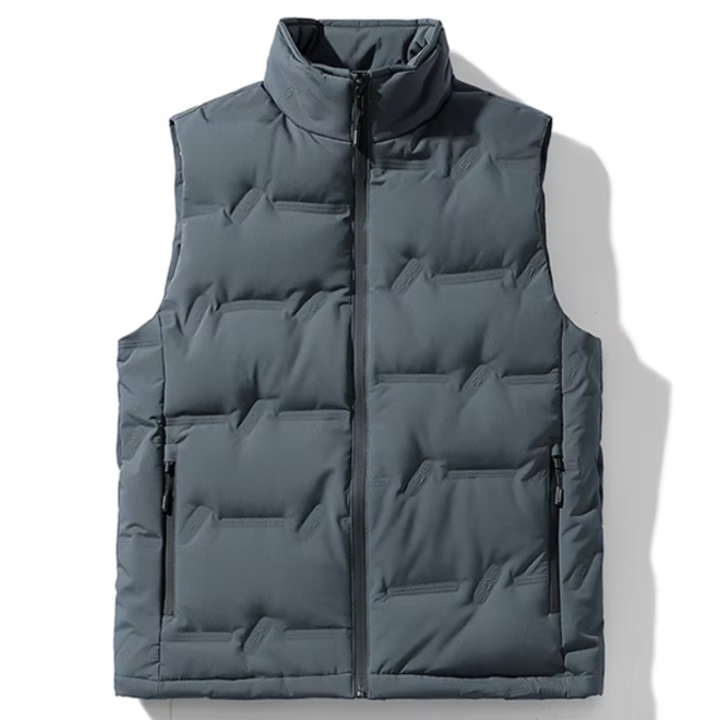 Wholesale 3 Pcs of High End Stand up Collar Down Vest